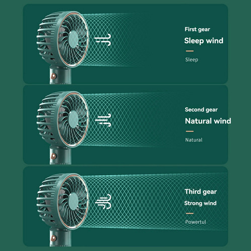 Nuevo Ventilador Portátil Usb For Colgar En El Cuello,
