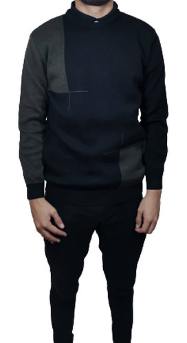 Imagen 2 de 7 de Sweater Buzo Pulover Cuello Redondo De Lana
