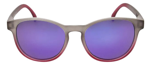 Óculos De Sol Polarizado Uv400 Yopp Tu-ton Gray Redondo Roxo