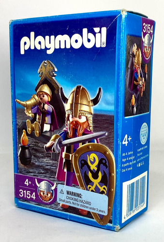 Playmobil 3154 Rey Y Príncipe Vikingos 2001 Nuevo Retromx (Usado)