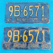Comprar Patentes De Automoviles De New York. Usa.  Años '60