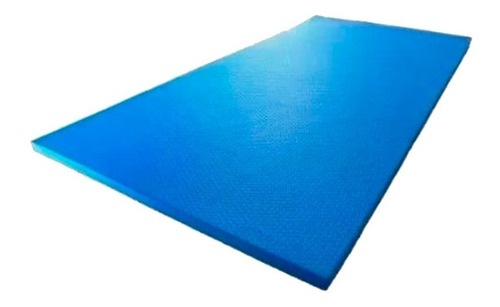 Kit 2 Colchonete Eva Azul Yoga  Azul 10 Mm Pequenos Defeitos