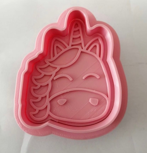 Cortadores Con Sellos De Unicornio Personalizados (imp 3d)