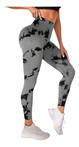 Leggins Deportivos Gym Push Up Levanta Pompi Tie Dye Yoga