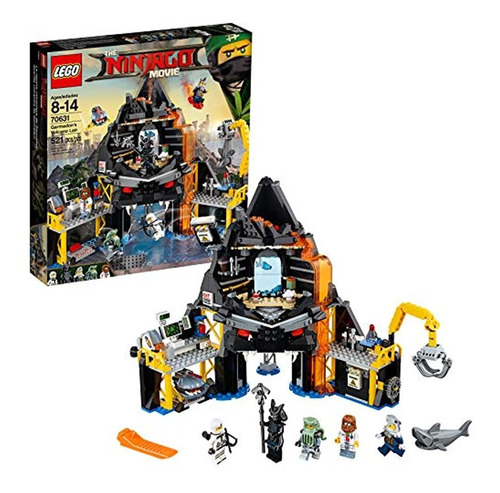 Bloques Y Figuras Para Armar Guarida Volcánica Lego Ninjago