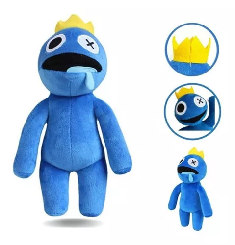 LANÇAMENTO Roblox Rainbow Friends Roblox Babão Pelúcia 40CM Azul Brinquedo  Game Toy Cartoon Desenho Animado - Escorrega o Preço