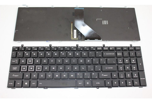 Compatible Con Retroiluminación De Laptop Keyboard De