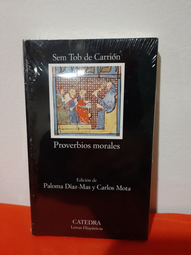 Libro Proverbios Morales - Sem Tob De Carrión 