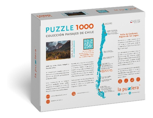 Imagen 3 de 4 de Puzzle 1.000 Piezas Valle De Cochamó Paisajes Chilenos