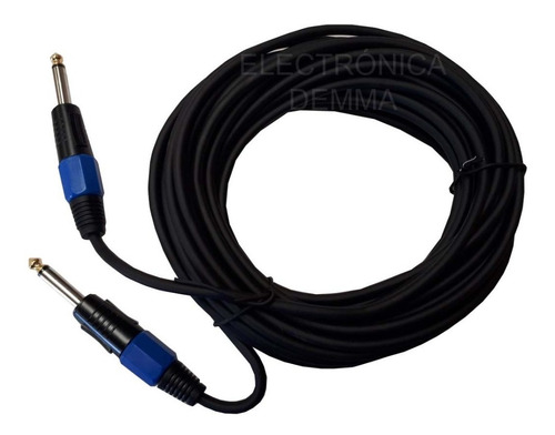 Cable Plug/plug 6.3mm Para Guitarra Electrica 10 Metros