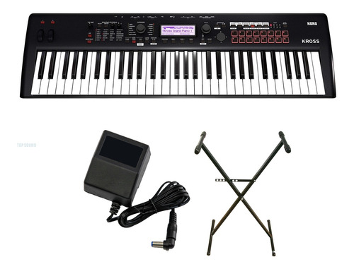 Combo Teclado Korg Kross 2 61 + Soporte Stay + Fuente