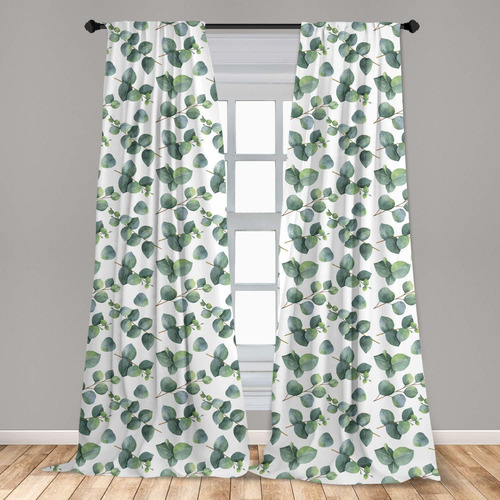 Leaf 2 Panel Curtain Set   Color Style Pattern Dollar E...