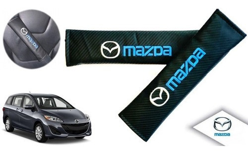 Par Almohadillas Cubre Cinturon Mazda 5 2013