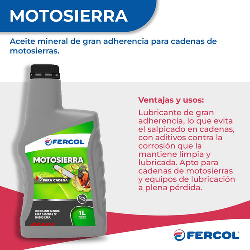 Aceite Especial Cadena Motosierra Botella De 1 Lt
