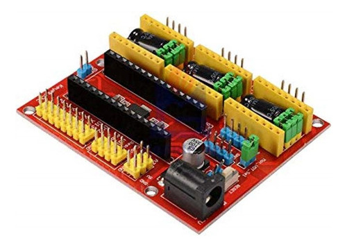 Tarjeta Cnc Shield V4 Con Arduino Nano +3 Driver A4988+cable