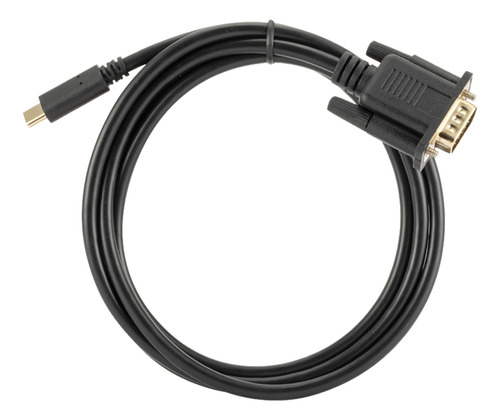 Cable Tipo C A Vga 1.8m Plug & Play Duradero, Conexión De