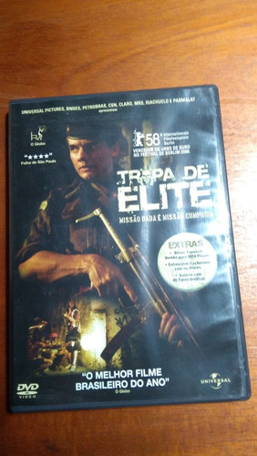 Dvd + Bluray Tropa De Elite 1 E 2 Inimigo Agora É Outro B1