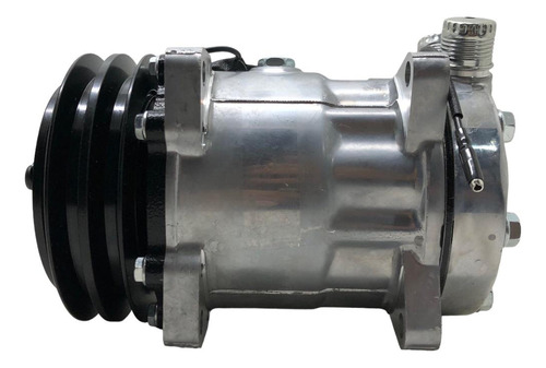 Compressor Denso 7h15 Canal A 12v 8 Orelhas Saída Para Cima