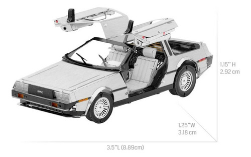 Delorean - Rompecabezas 3d Metal Model (Usado)