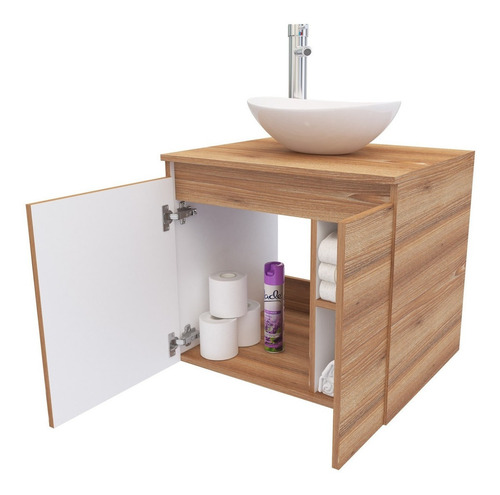 Mueble Lavamanos Elevado Guali Para Colgar Miel