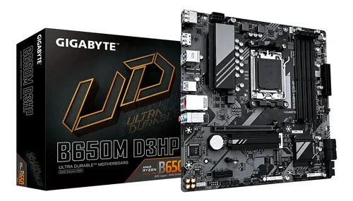 PLACA MÃE AMD AM5 GIGABYTE B650M D3HP