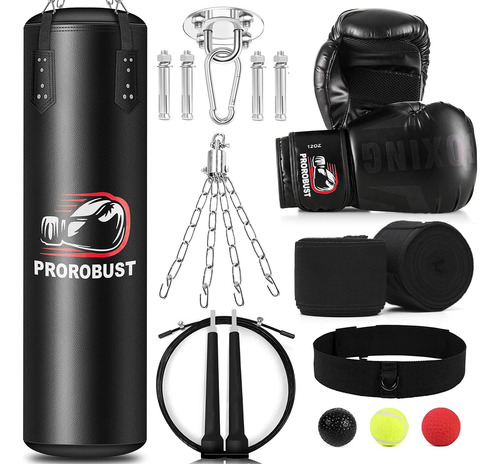 Prorobust Saco De Boxeo Para Adultos, Juego De Bolsas De Box