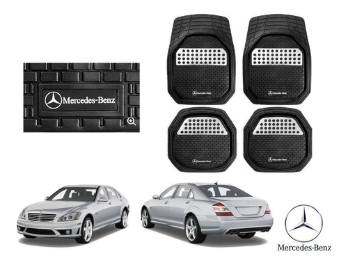 Tapetes Charola 3d Logo Mercedes Benz S350 S500 2007 A 2013