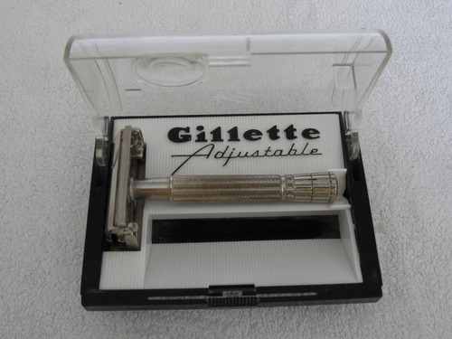Gillette Adjustable 'super Speed' Rasuradora Estuche Vintage