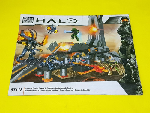 Manual Original Halo Mega Bloks 97118 Choque De Cauldron