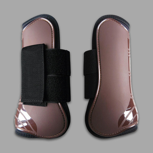 Botas Traseras Delanteras De Caballo Protección Marrón Xl