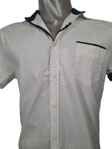 Camisa Hombre Pd c Print Estampada Algodon 100 Anaandi