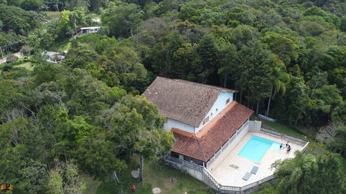 Imagem 5 de 30 de Chácara À Venda 4.600m2 Terreno, Casa 485m2 Piscina Estrada Julio Rocha Bairro Do Monjolo Em Juquitiba - Sp - Ch07787 - 70289503