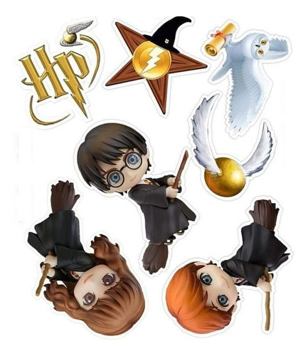 Kit Figuras De Coroplast Personalizado Harry Potter