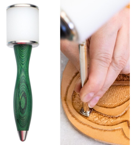 Martillo Para Tallar Cuero, Mazo Para Trabajar El Verde