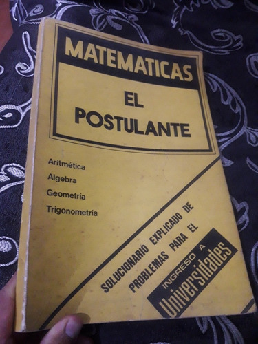 Libro Matemáticas El Postulante Miguel Silva