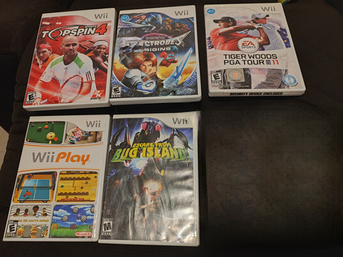 Lote 5 Juegos Para Nintendo Wii - Wii Original