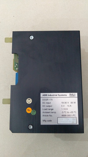 Unidade Reguladora Tensão - Out 5v In 18-30v - Dssr 170 Abb (Usado)