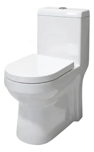 Vaso Sanitário Monobloco Privada Com Caixa Acoplada Peque Branco Brilhante