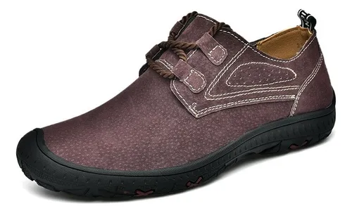 Zapatos casuales transpirables de piel de cerdo de caña alta para hombre  Wmkox8yii 123q1453