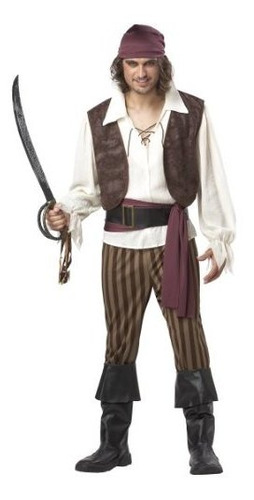 Traje Trajes De California Los Hombres De Rogue Pirata, Brow