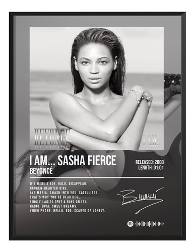 Poster Beyonce Sasha Fierce Album Music Firma 80x40