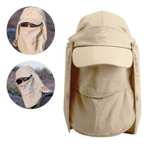 Gorro De Pesca Para El Sol De Verano Con Protección Para La