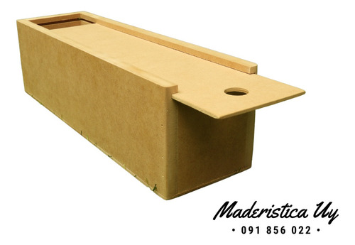 Cajas En Mdf Con Tapa Corrediza. (10x35x10cm)