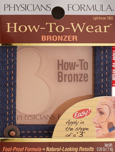 Bronzer Physicians Formula How-to-wear Light