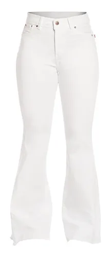 Pantalon Blanco Acampanado