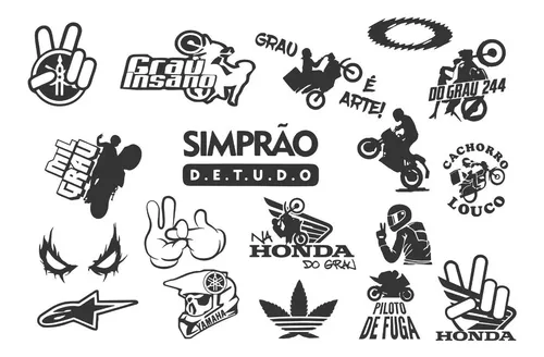 moto grau desenho