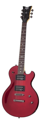 Guitarra eléctrica Schecter SGR Solo-II de tilo metallic red con diapasón de palo de rosa