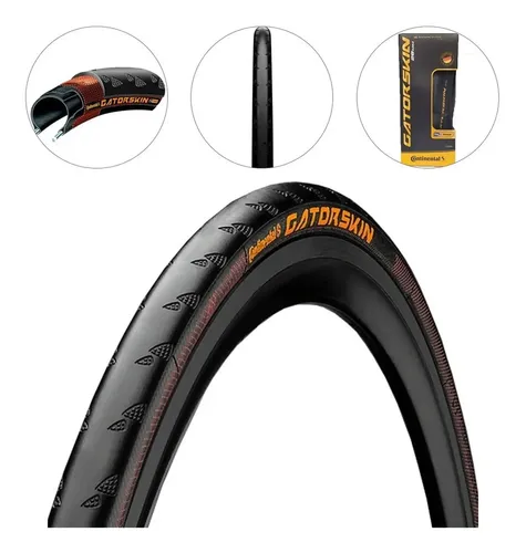 コンチネンタル　ゲータースキン700×28 Pneu 700x28 Continental Ultra Gatorskin Kevlar Duraskin Preto e