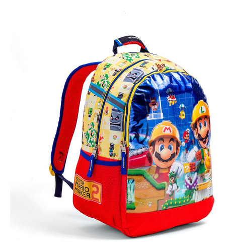 Mochila Mario Bros Chenson Mb64509l Color Multicolor E7