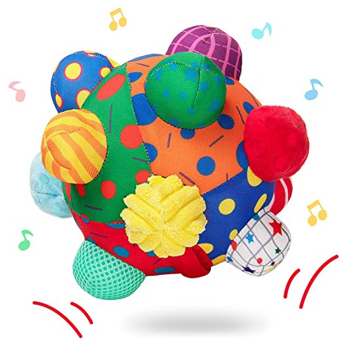 Baby Music Shake Dancing Ball Toy,developmental Bumpy Ball S